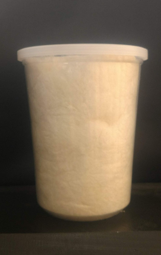 container of maple cotton candy